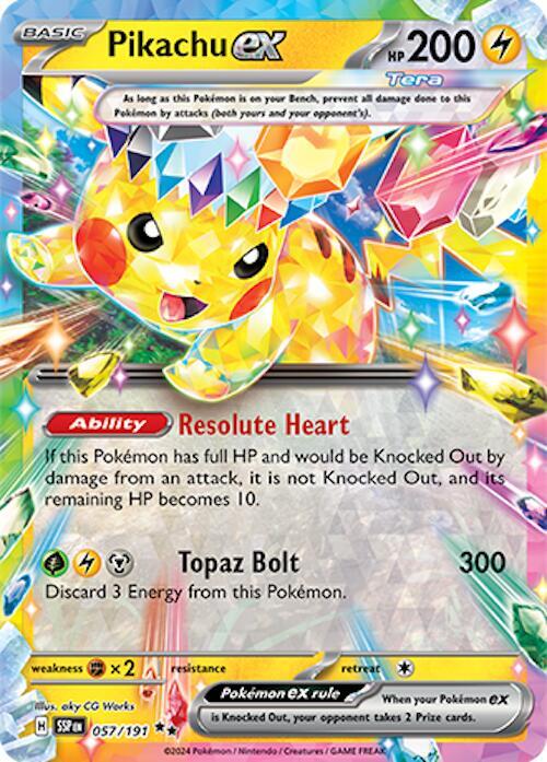 Pikachu EX #57/Surging Sparks